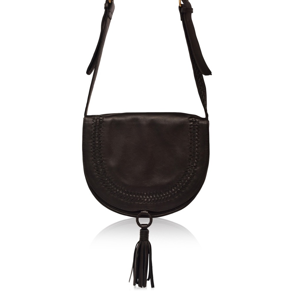 NWT Black Leather Bag